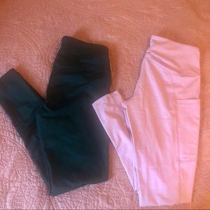 EUC 2 PAIRS OF Z BY ZELLA LEGGING SZ MEDIUM